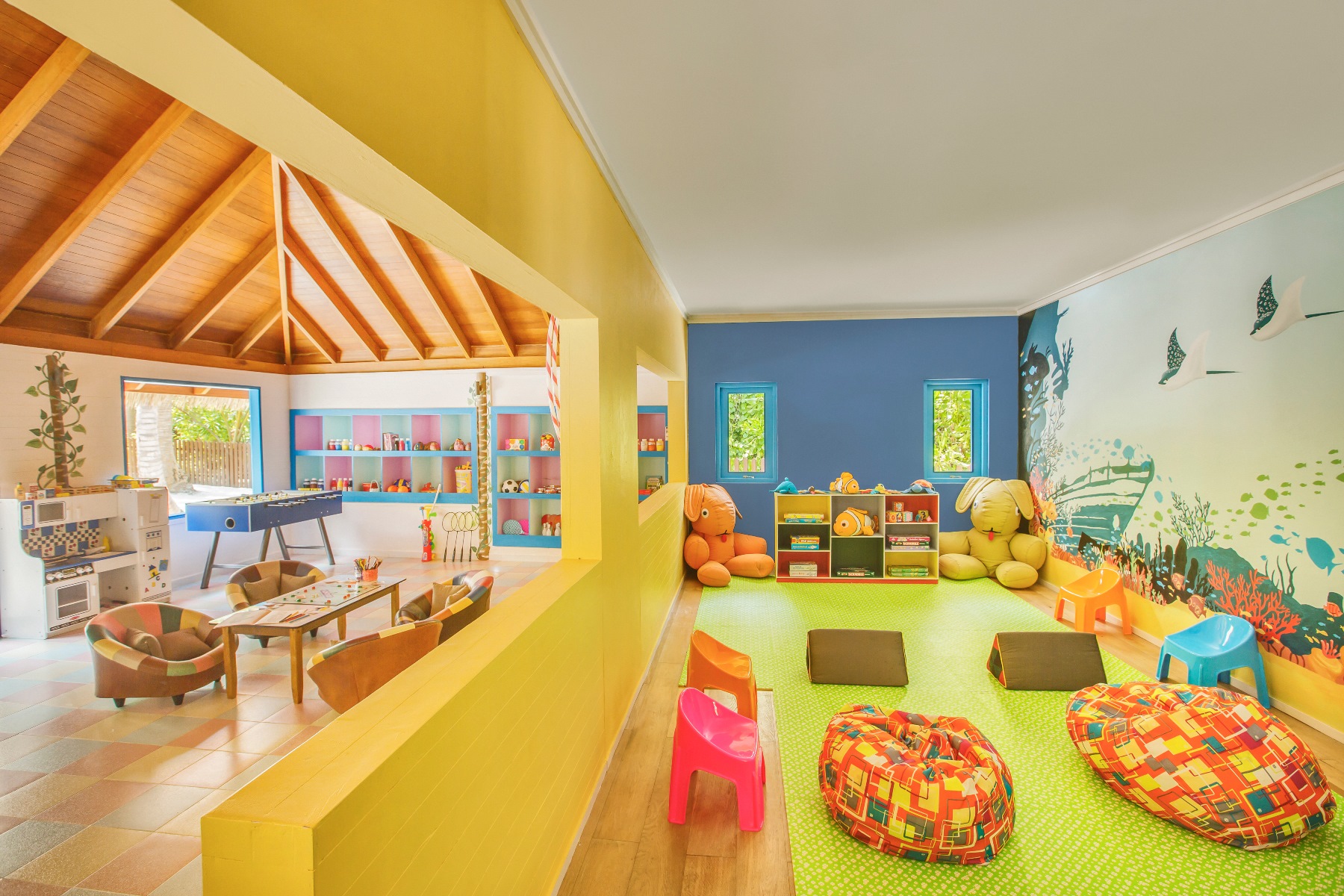 The kids club at Dusit Thani