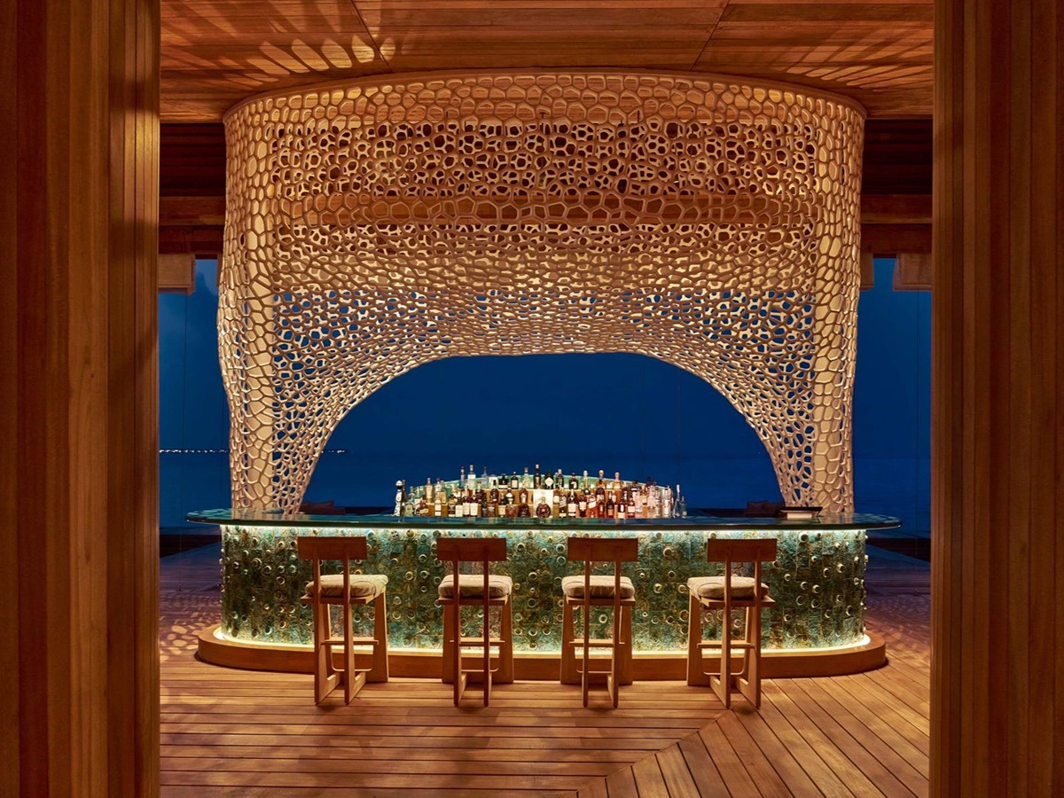 Bar at SAFAR at .HERE Maldives.