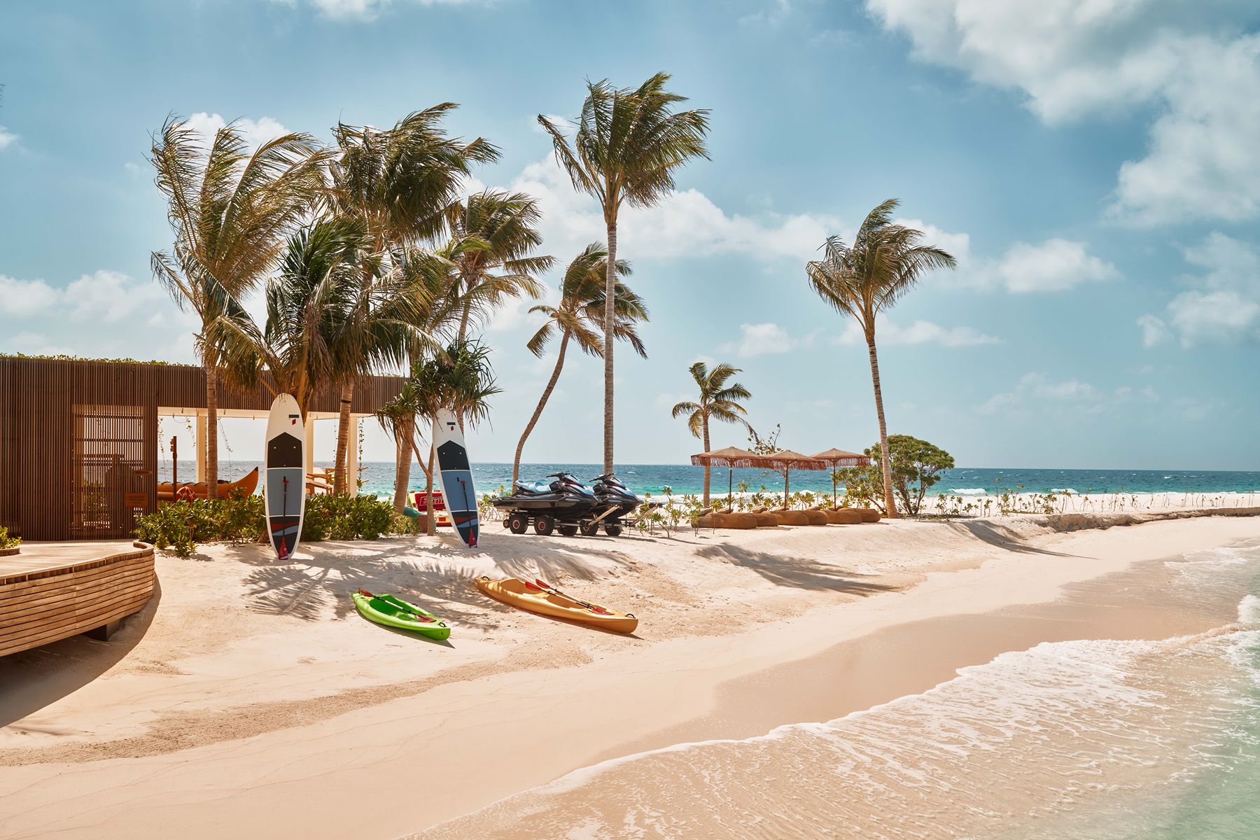 Watersports centre at .HERE Maldives.