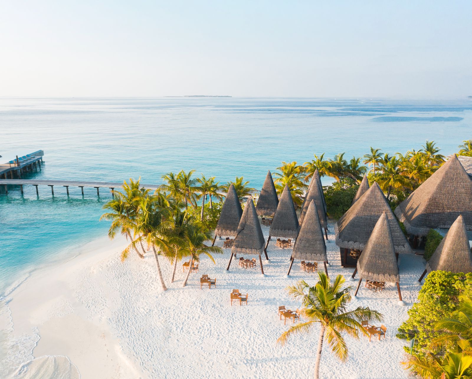 Bar at Heritance Aarah resort in the Maldives