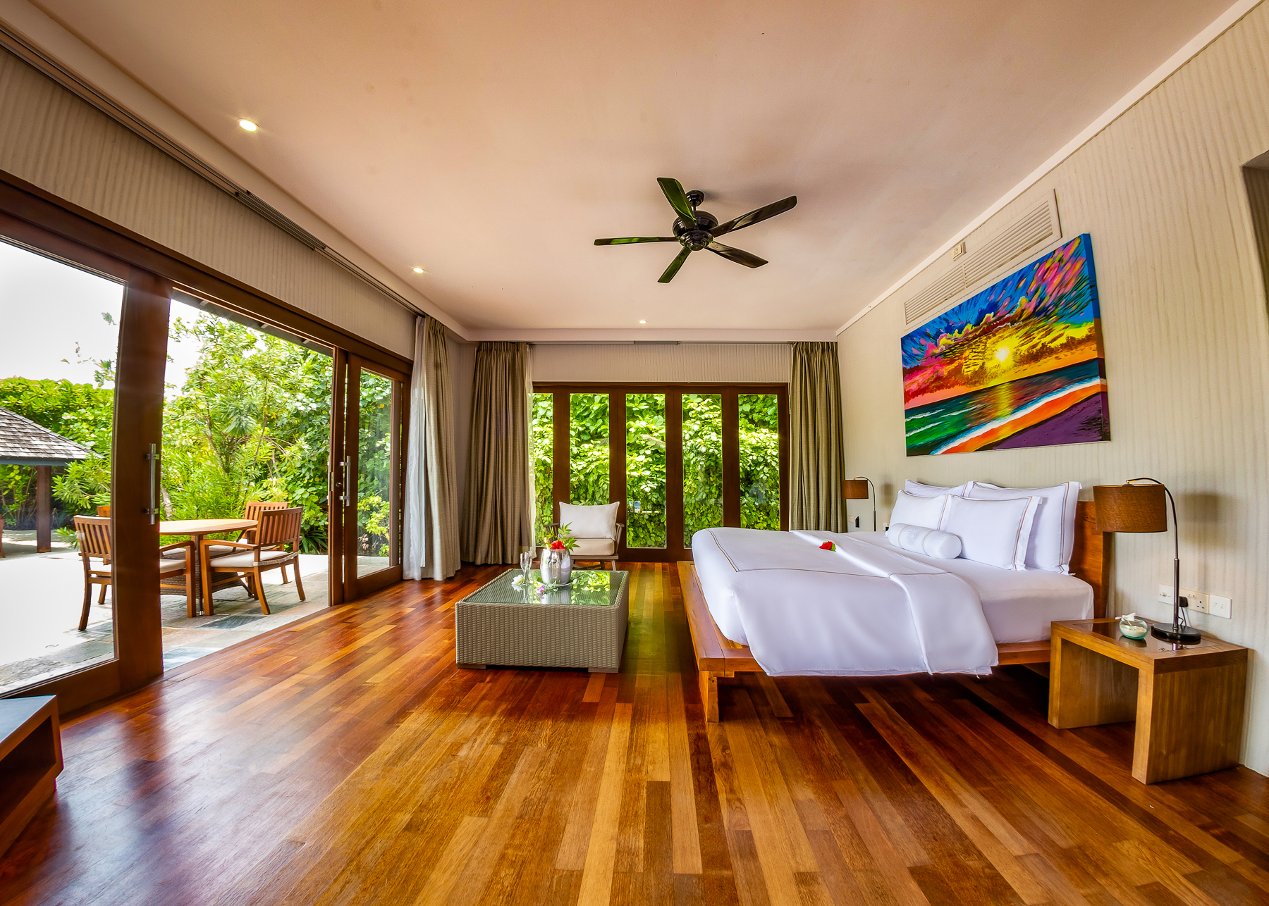 One bed villa at the Hideaway Beach Resort & Spa in the Maldives