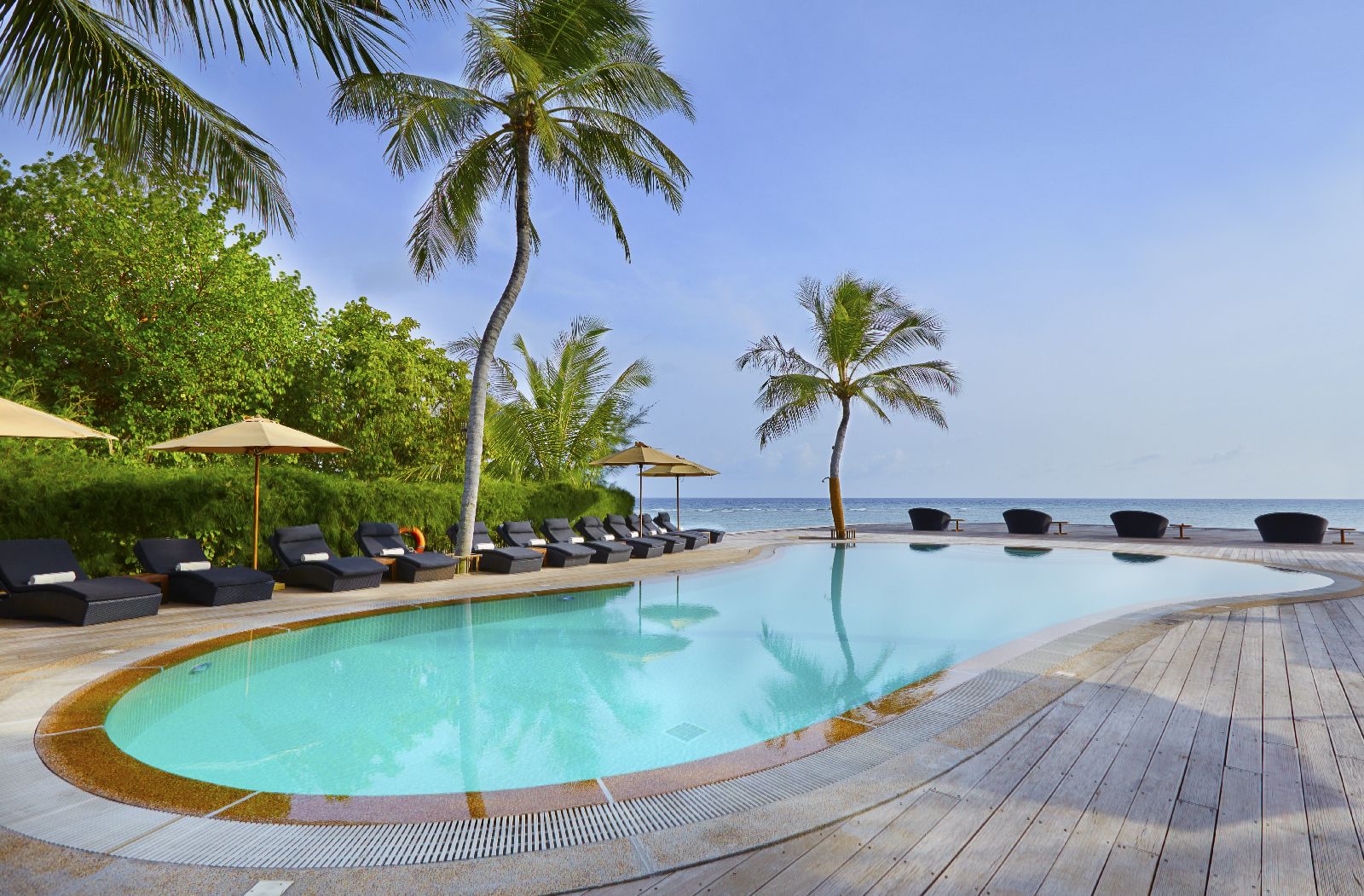 Swimmin pool at Kuredu Resort and Spa Maldives