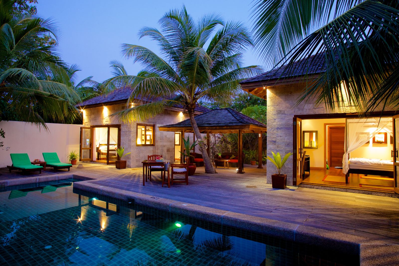 Sultan pool villa at Kuredu Resort and Spa Maldives