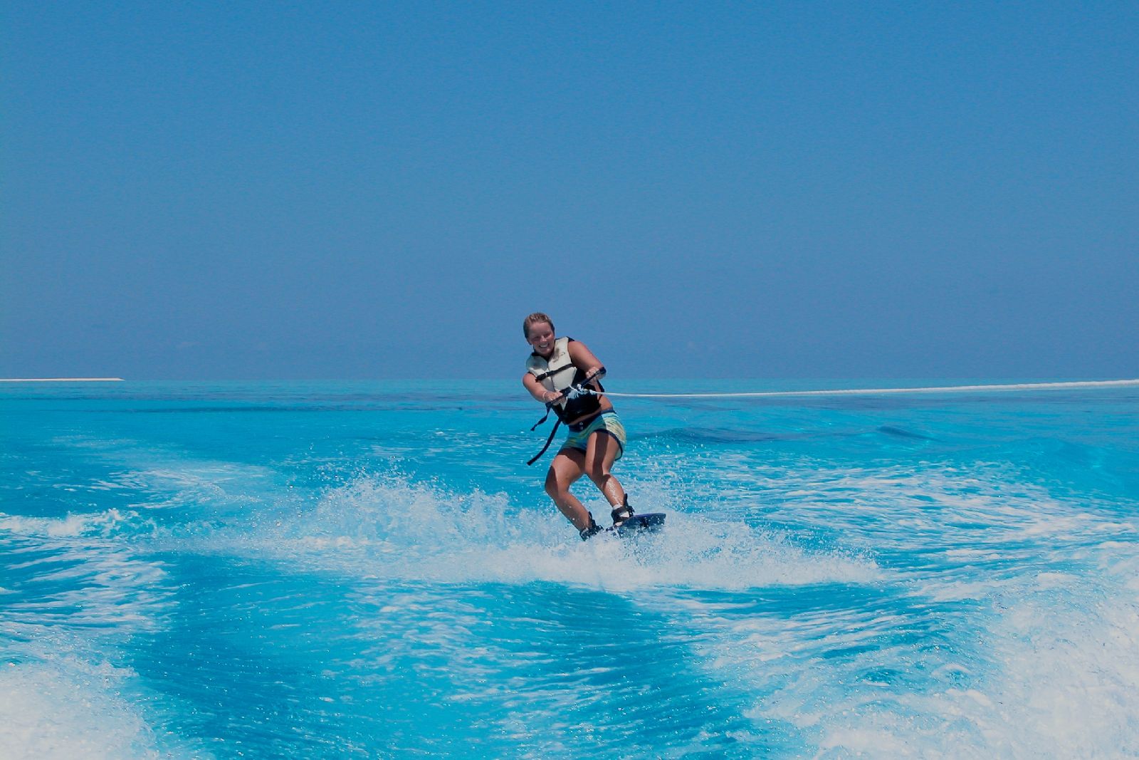 Waterskiing at Kuredu Resort and Spa Maldives