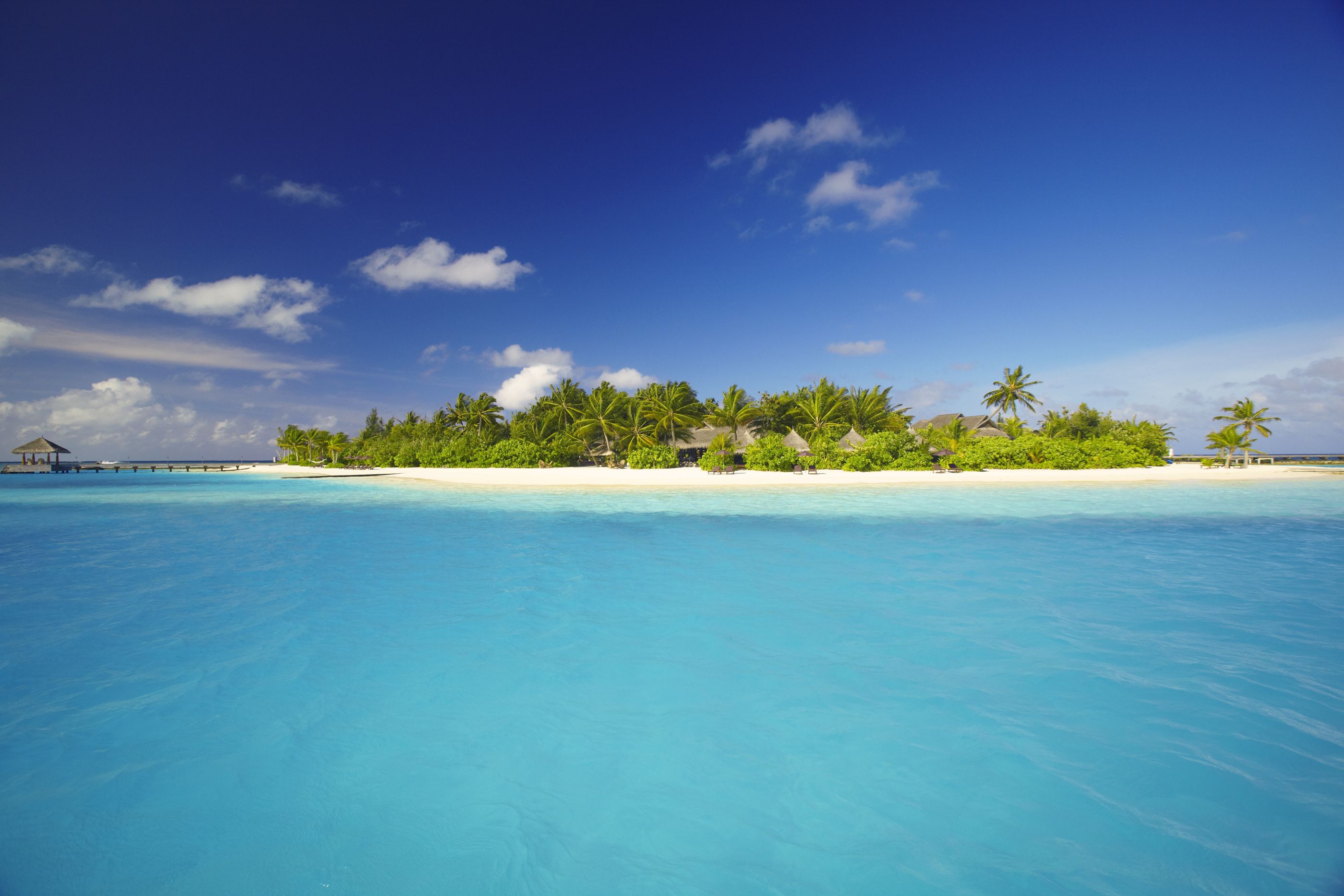 The island of Naladhu, Maldives