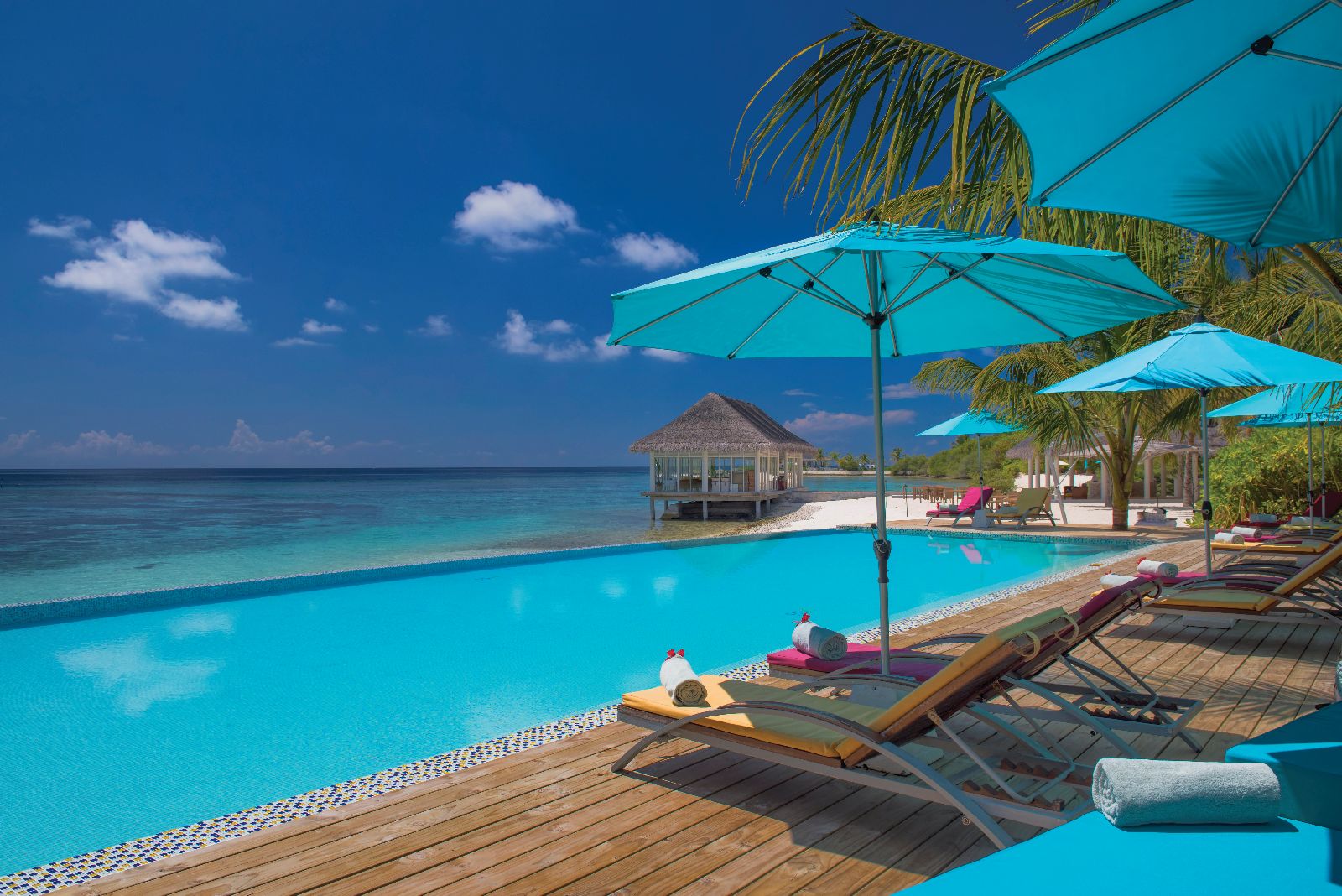 Adults only pool at Oblu By Atmosphere at Helengeli Maldives