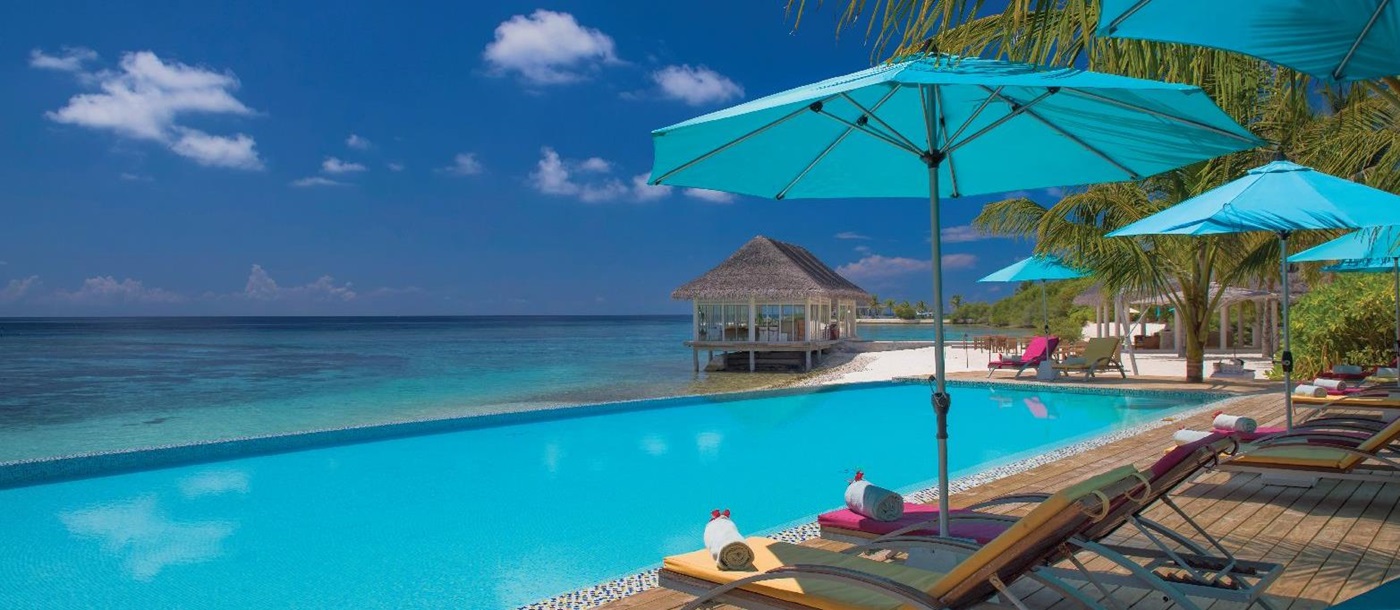 Adults only pool at Oblu By Atmosphere at Helengeli Maldives