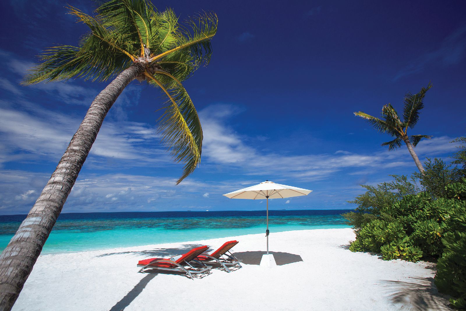 The beach at Oblu By Atmosphere at Helengeli Maldives