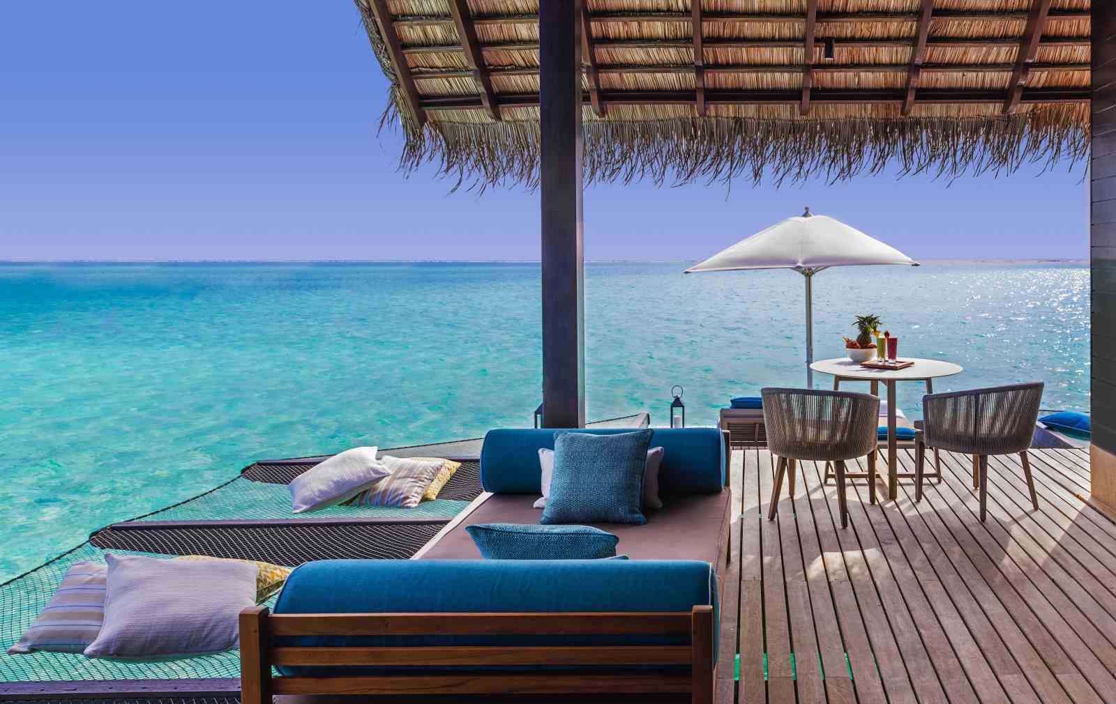 One and Only Reethi Rah-Maldives Outdoor deck on Water Villa