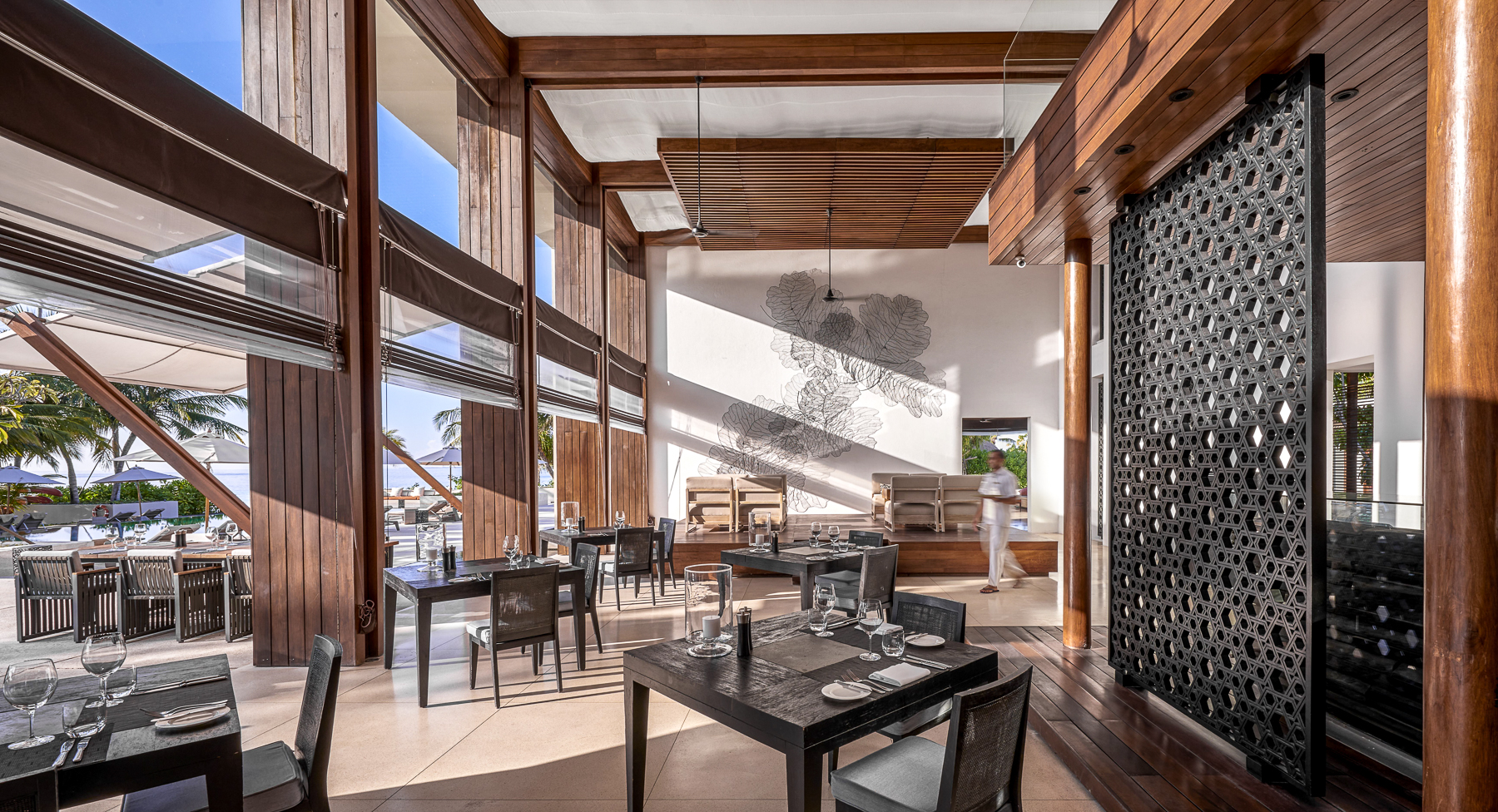 The Dining Room restaurant at Park Hyatt Maldives Hadahaa