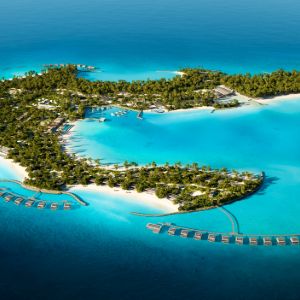 Aerial view of Patina Maldives