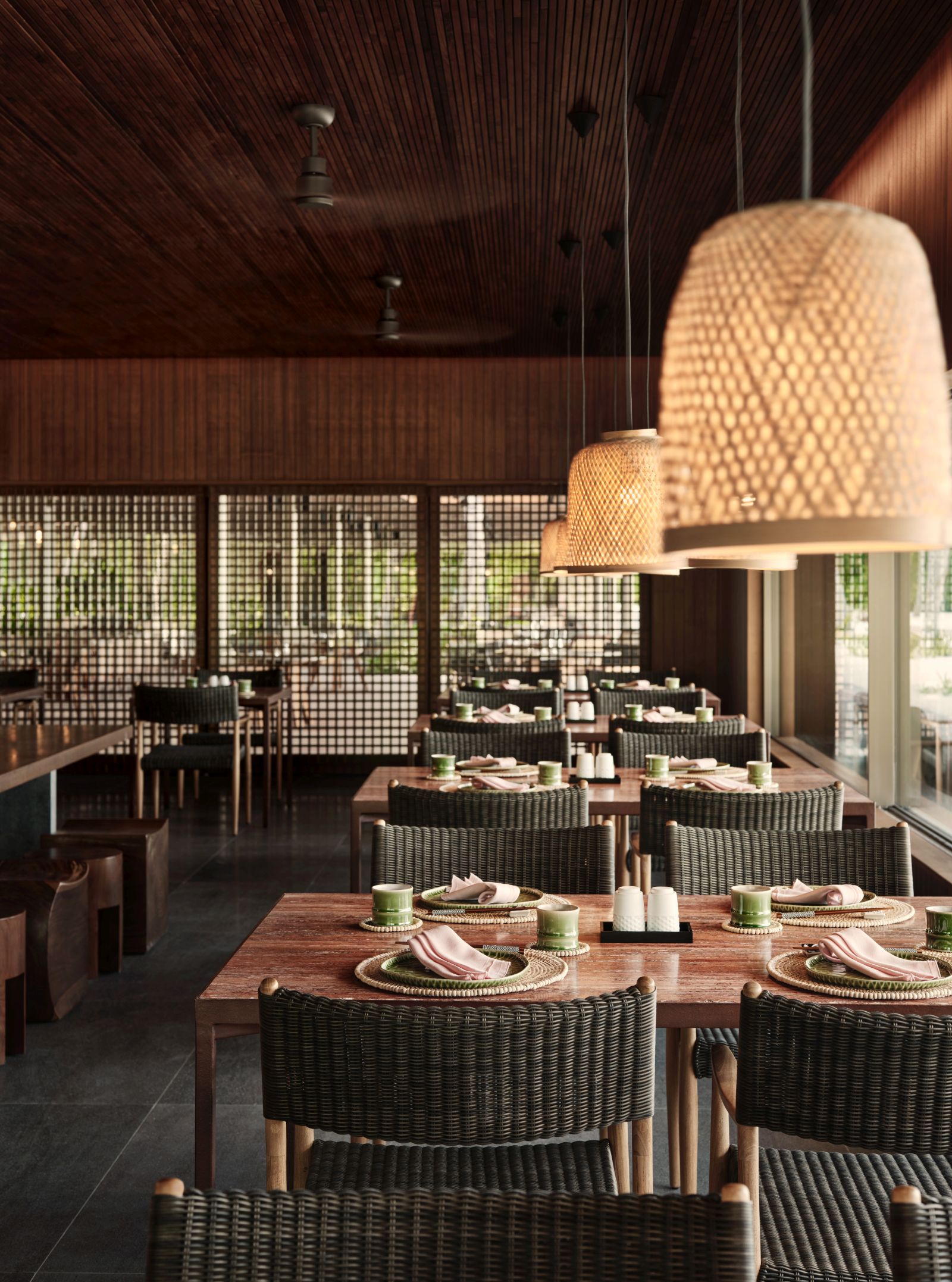 Dining at Wok Society at luxury resort Patina in the Maldives
