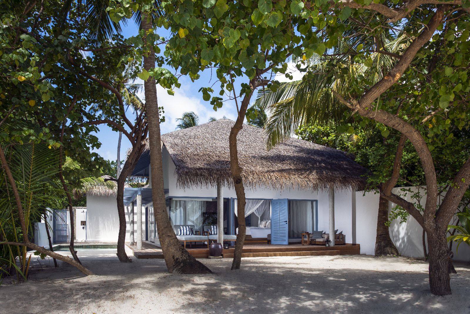 A Beach Villa at the Raffles Maldives Meradhoo