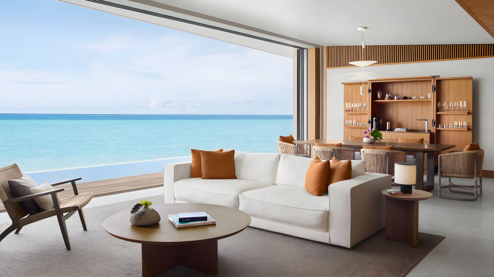 Two bedroom water villa at Ritz Carlton Maldives resort