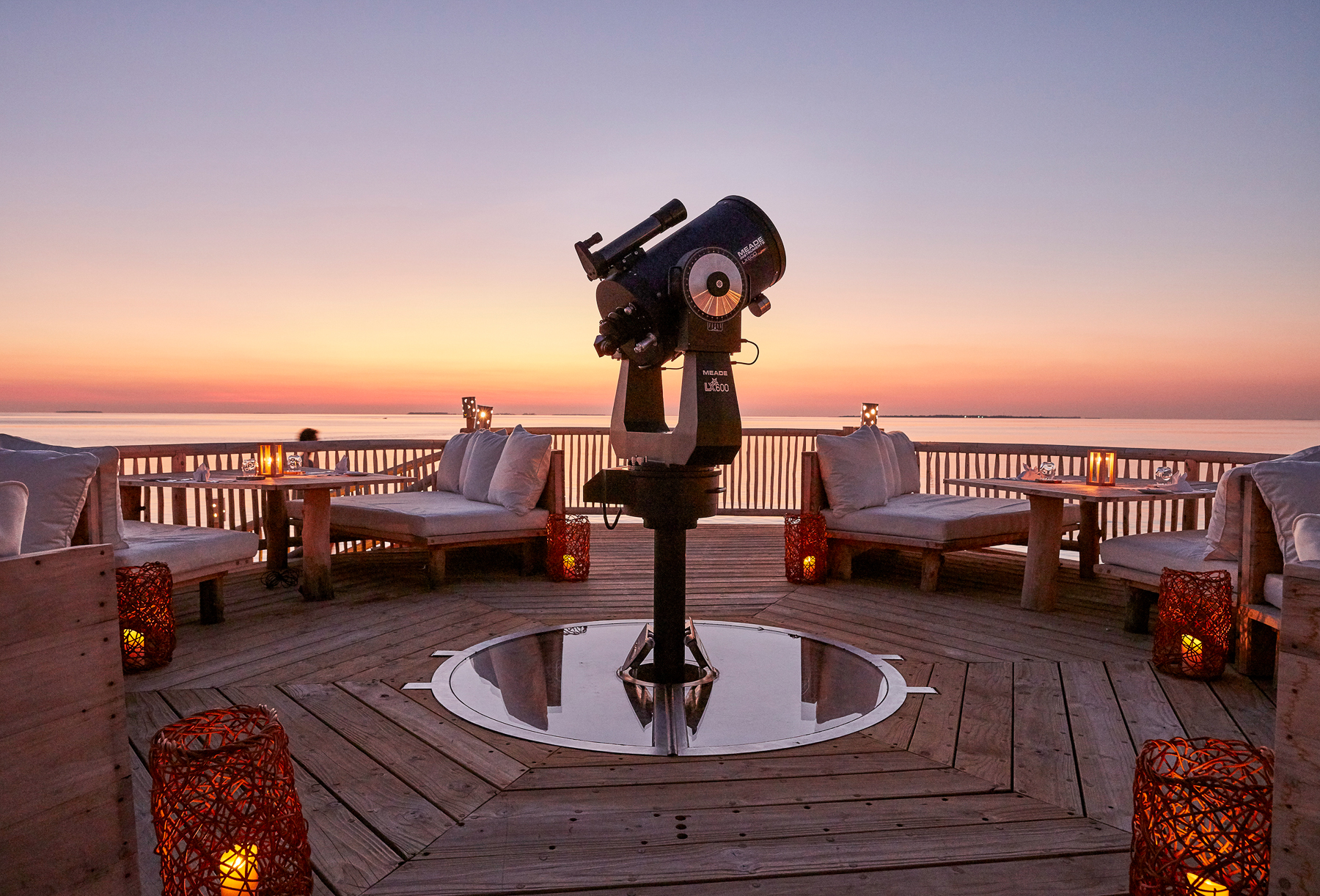 Telescope at Soneva Jani in the Maldives