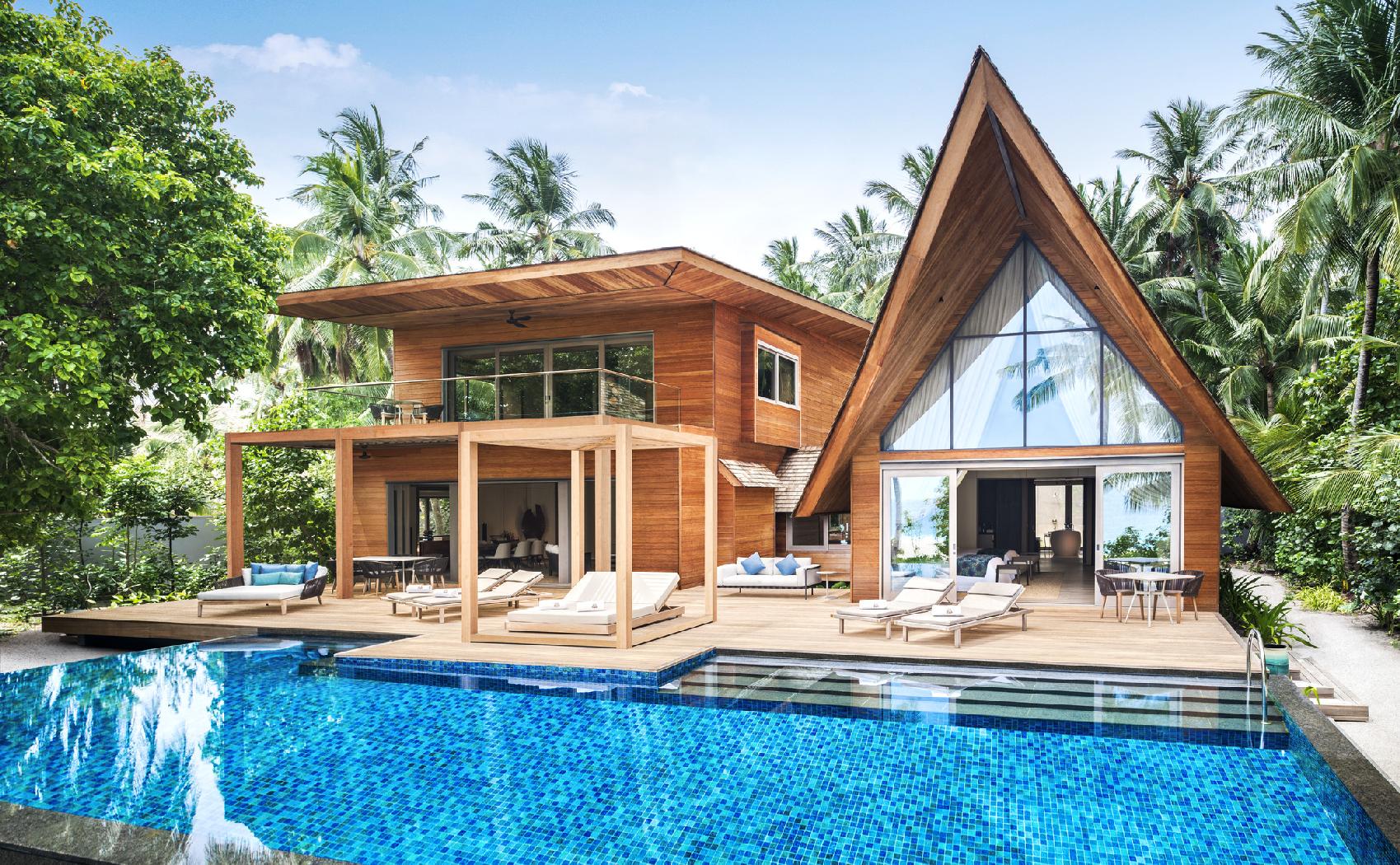 A two bedroom beach suite at St Regis Vommuli, Maldives