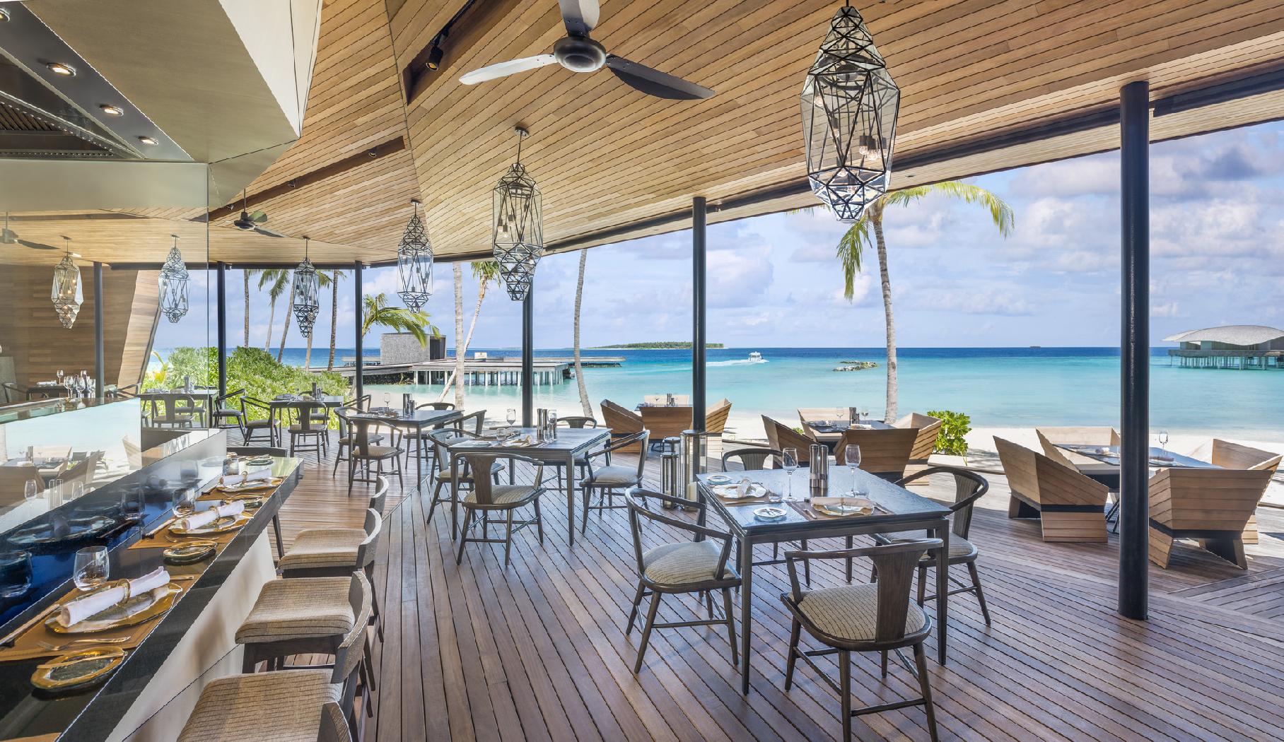 The orientale restaurant at St Regis Vommuli, Maldives