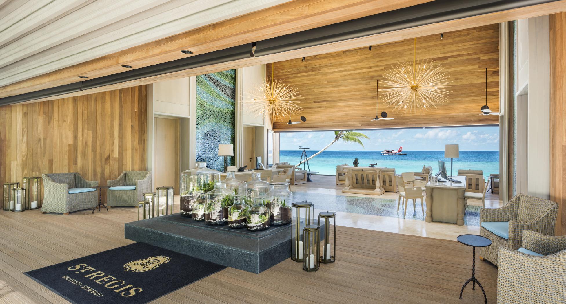 The reception of St Regis Vommuli, Maldives