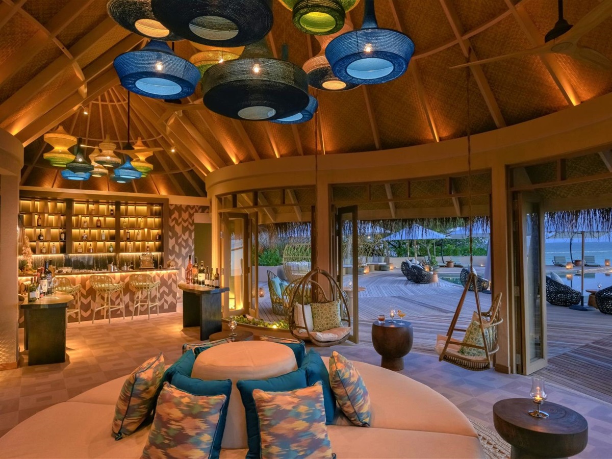 Naiboli Restaurant at the Nautilus luxury private island resort in the Maldives