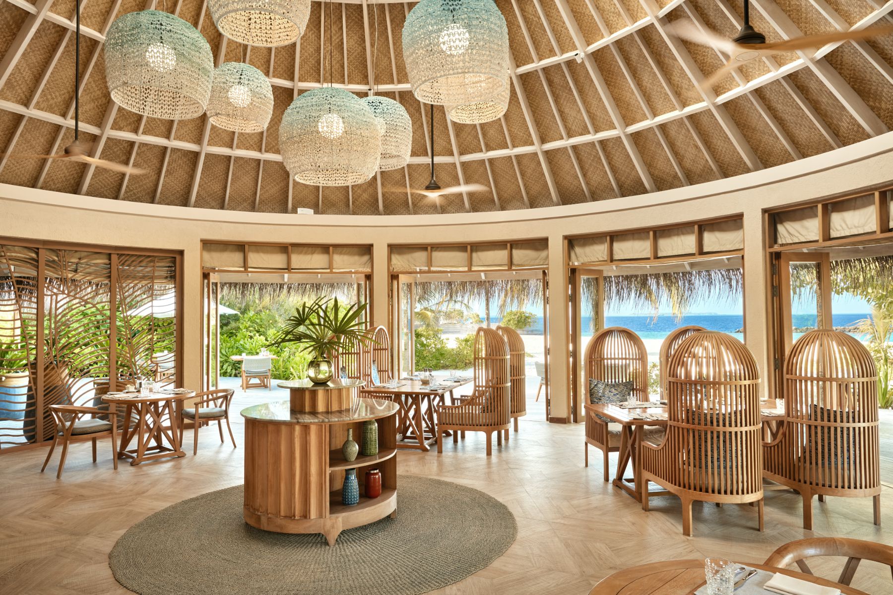 Thyme residence interior at the Nautilus luxury private island resort in the Maldives