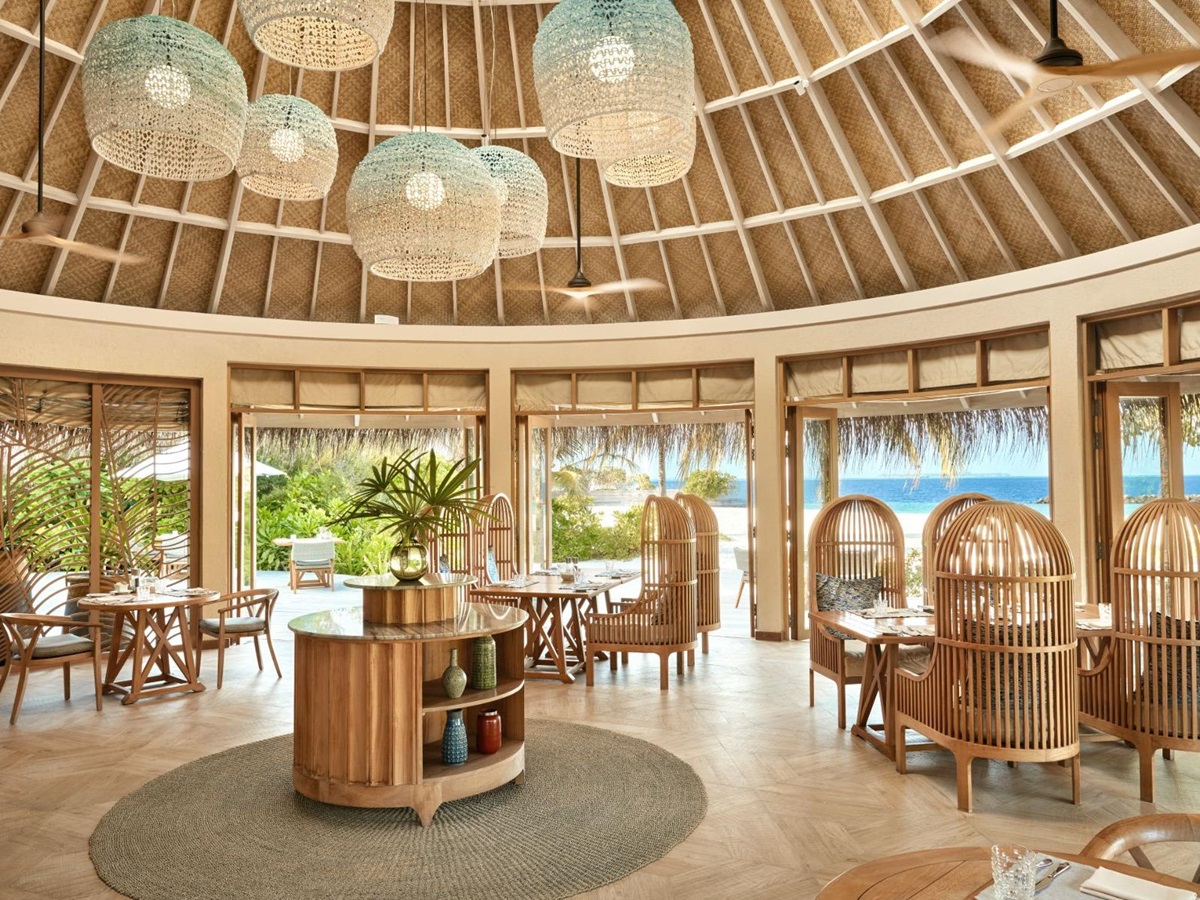 Thyme residence interior at the Nautilus luxury private island resort in the Maldives