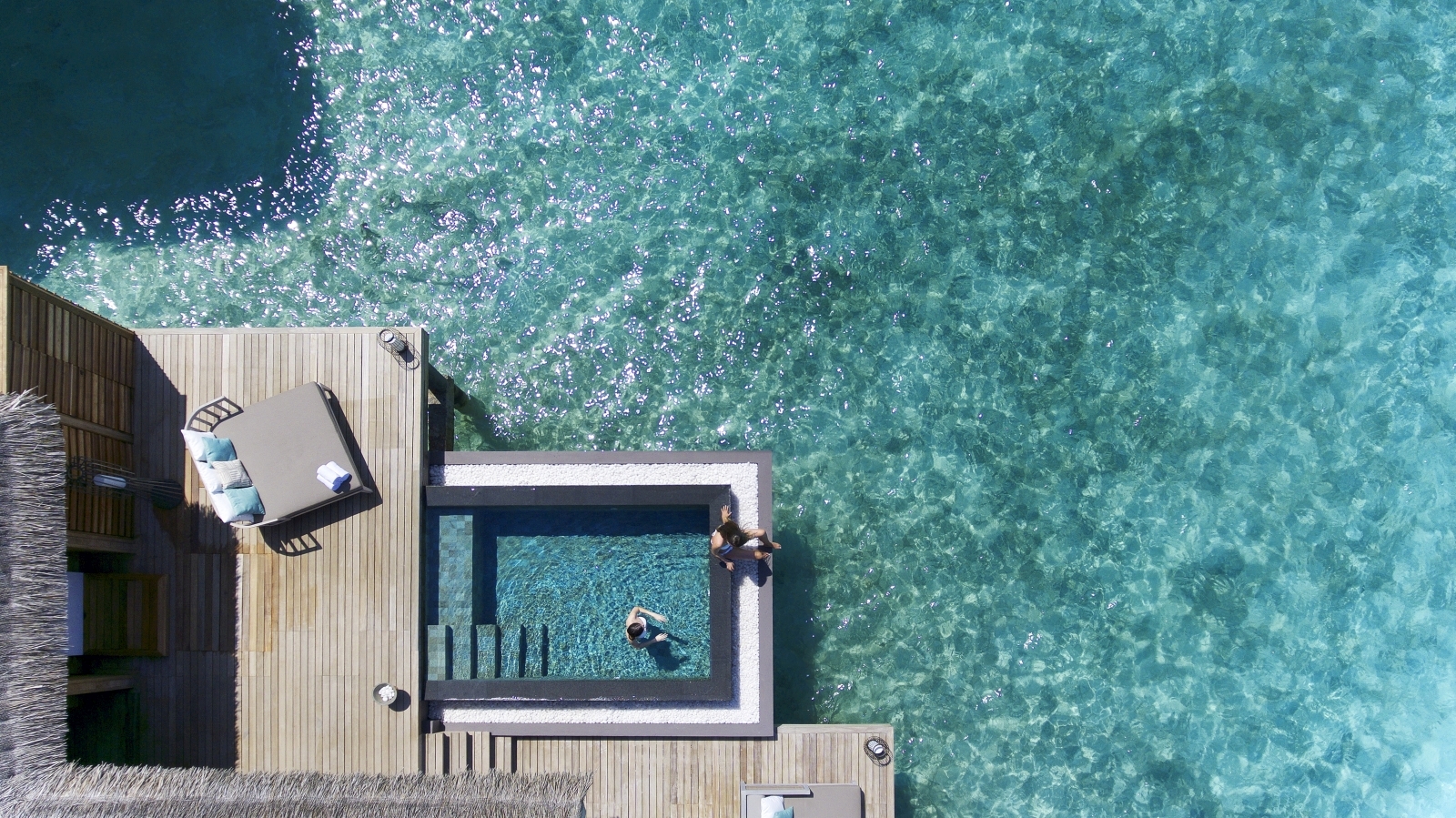 Birdseye view of the Spa relaxation pool