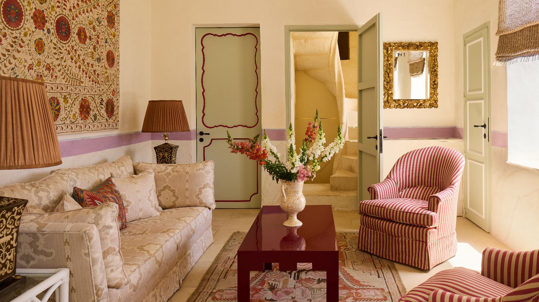 Suite living area at Casa Bonavita hotel in Attard Malta
