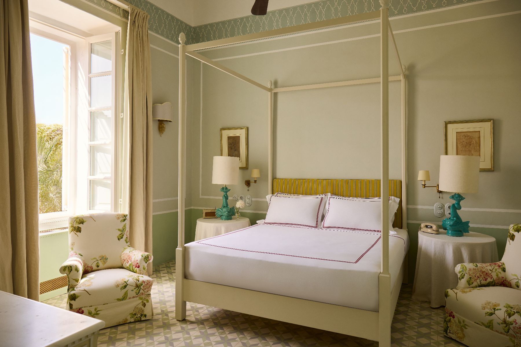 One of the guest rooms at Casa Bonavita hotel in Attard Malta