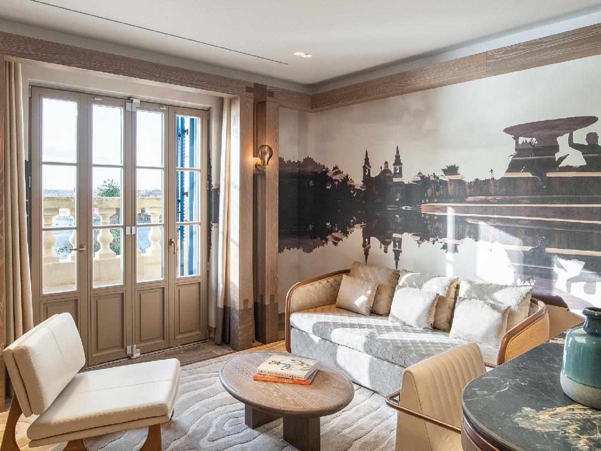 A penthouse suite at Iniala Harbour House hotel in Valletta Malta