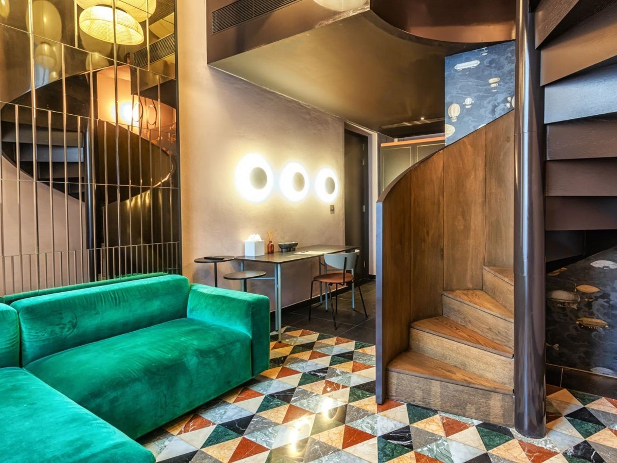 Colourful Heron Junior Suite at the Rosselli AX Privilege Hotel in Valletta Malta