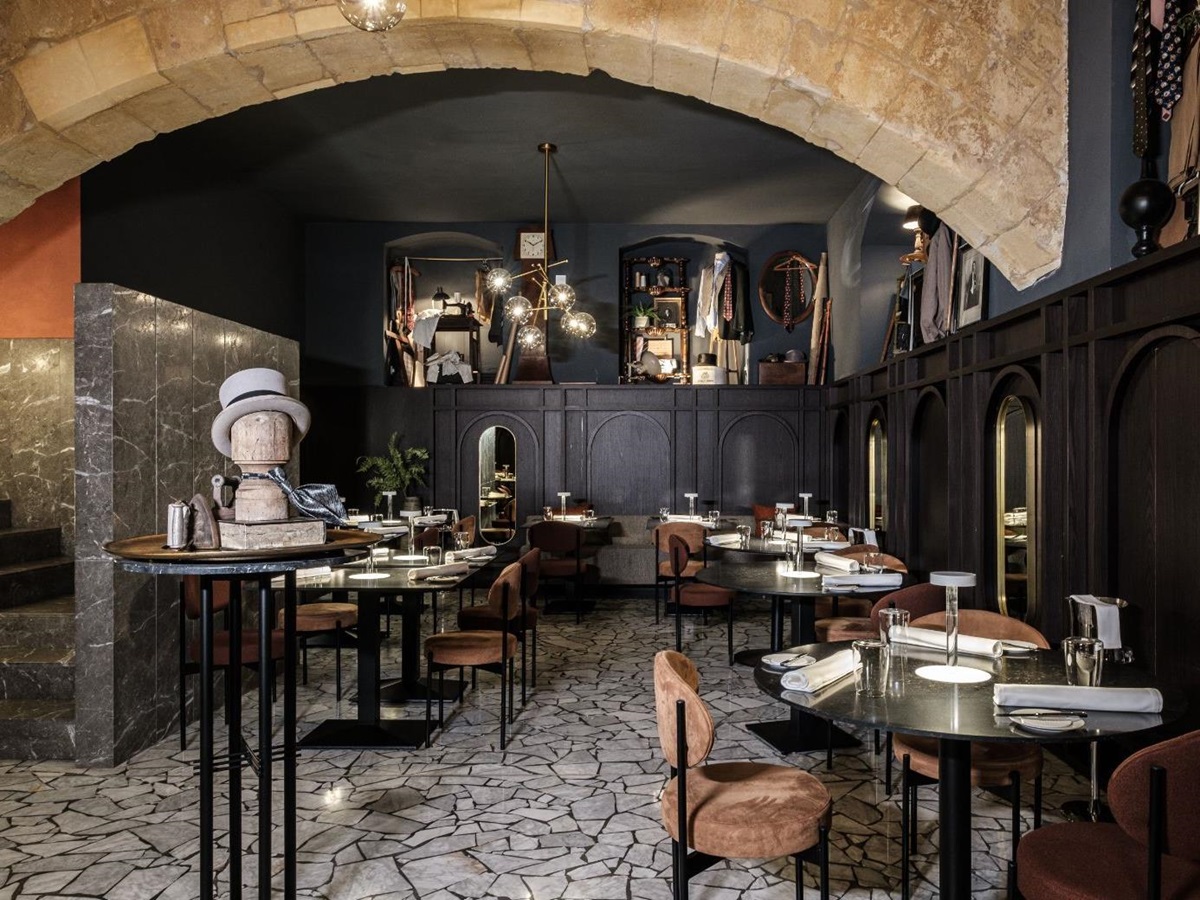 Michelin starred Under Grain restaurant at the Rosselli AX Privilege Hotel in Valletta Malta