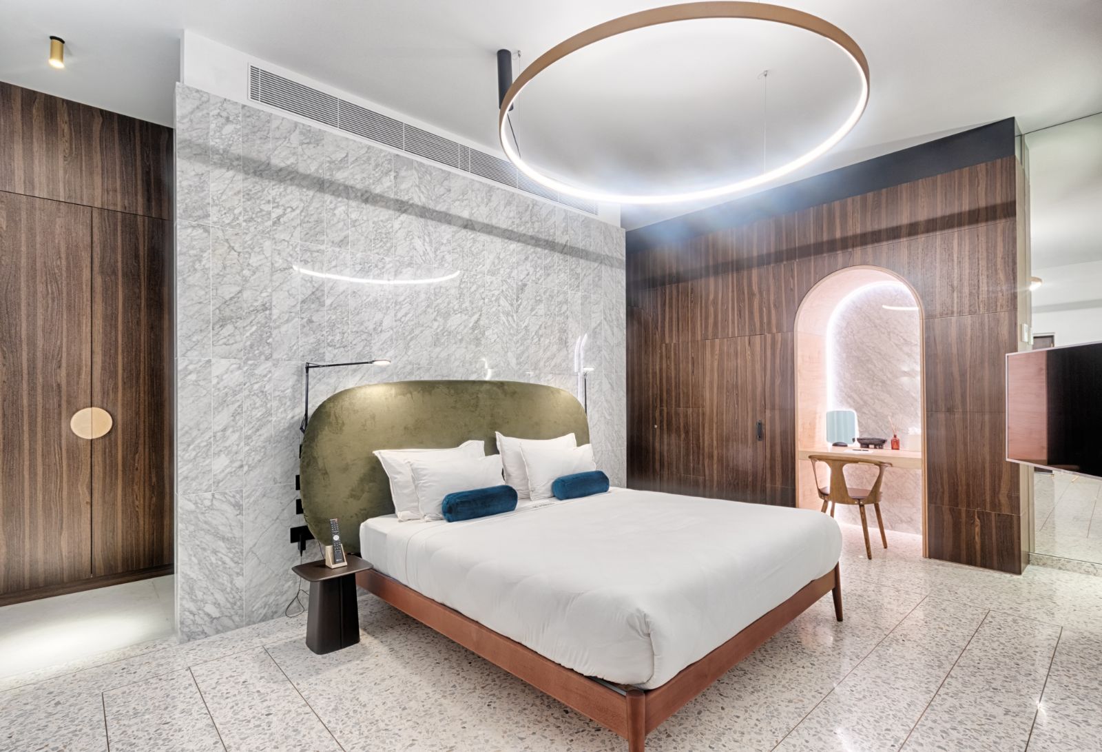 Bright guest room at the Rosselli AX Privilege Hotel in Valletta Malta