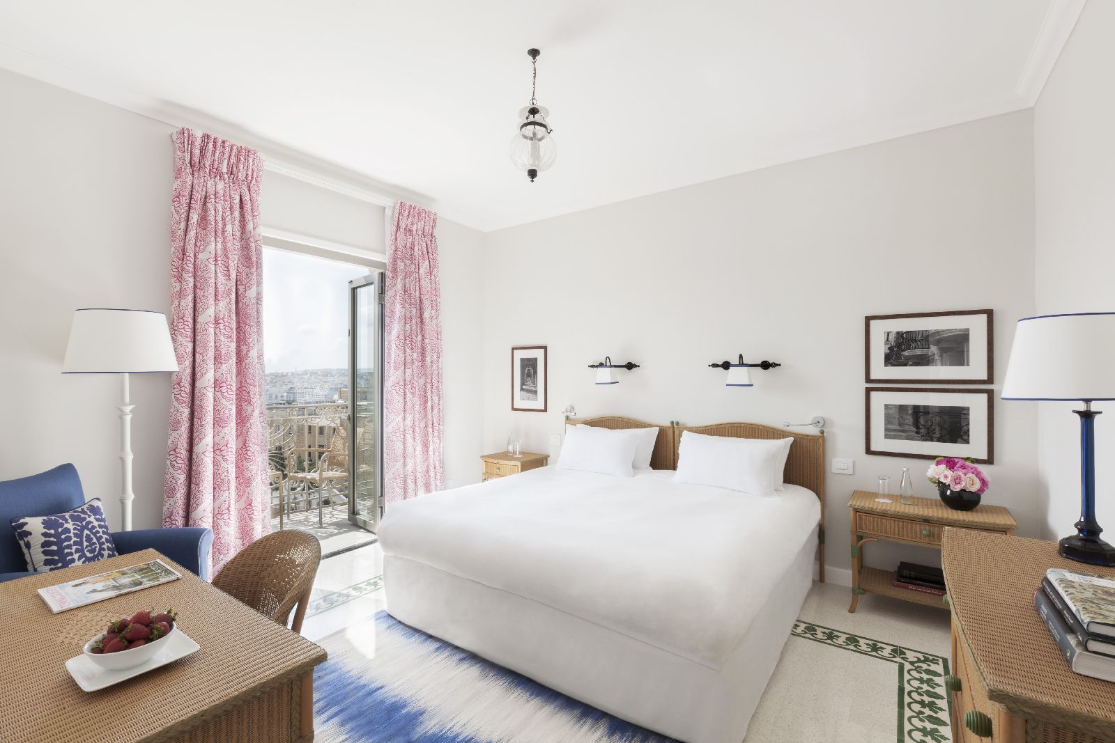 An executive room at The Phoenica Malta hotel in Valletta