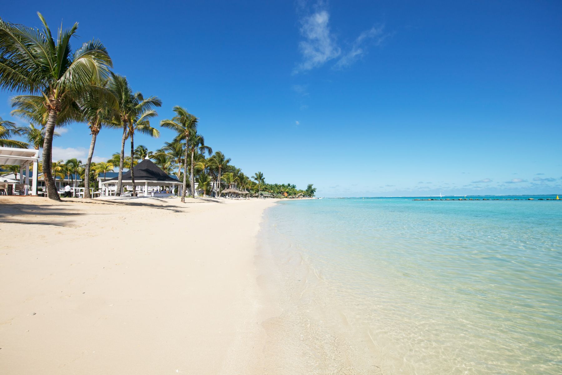 Beach at Heritage Le Telfair Golf & Wellness Resort in Mauritius