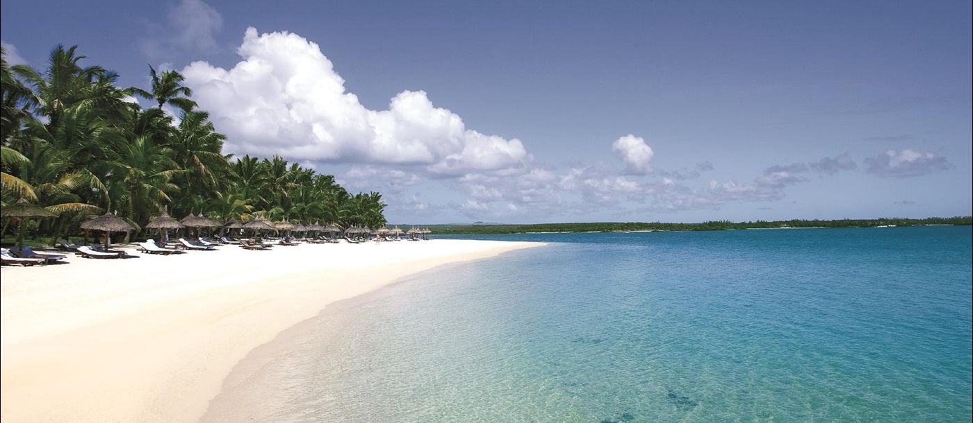 one of the beaches of COMO Le Saint Geran, Mauritius