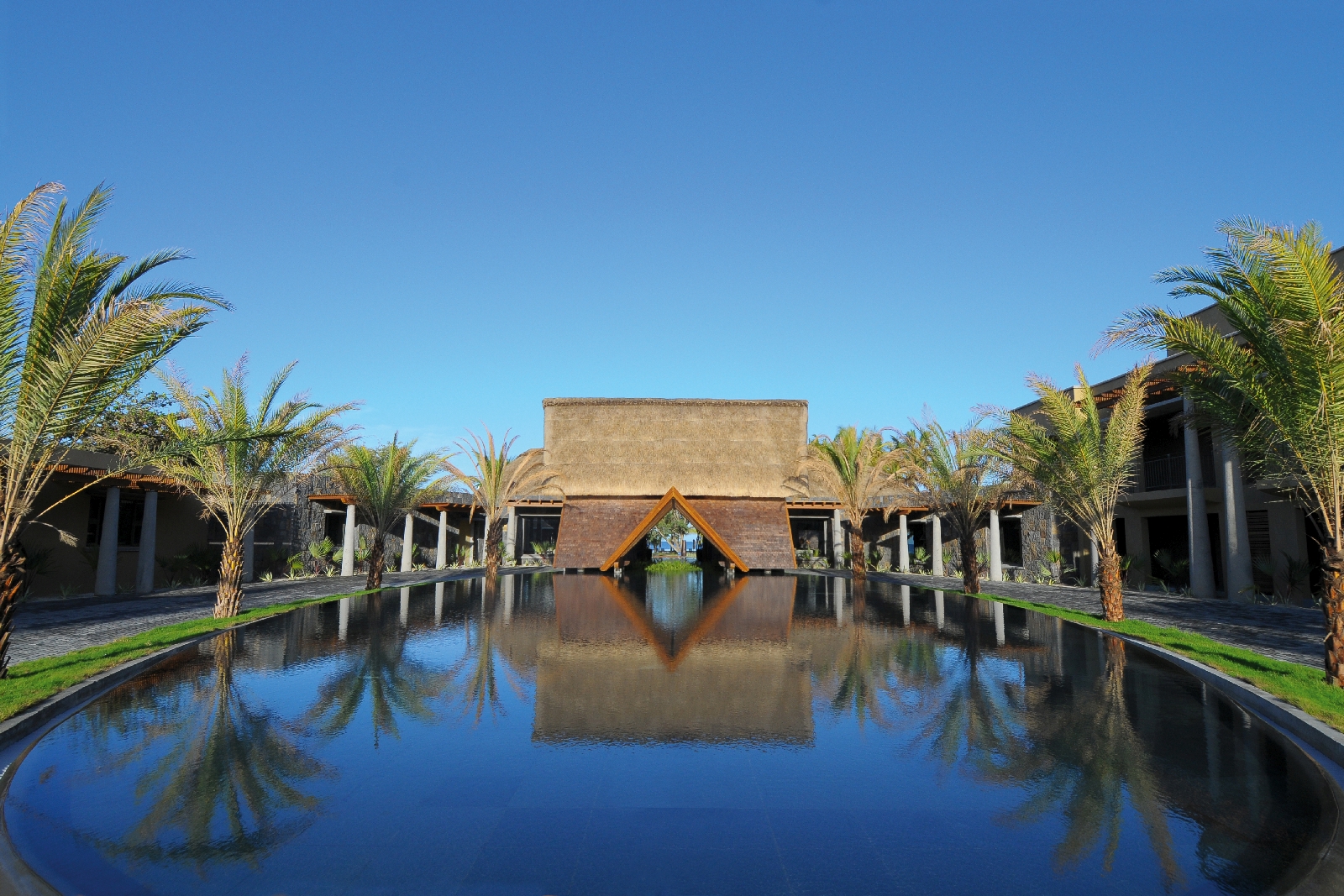 The common area of Royal Palm, Mauritius