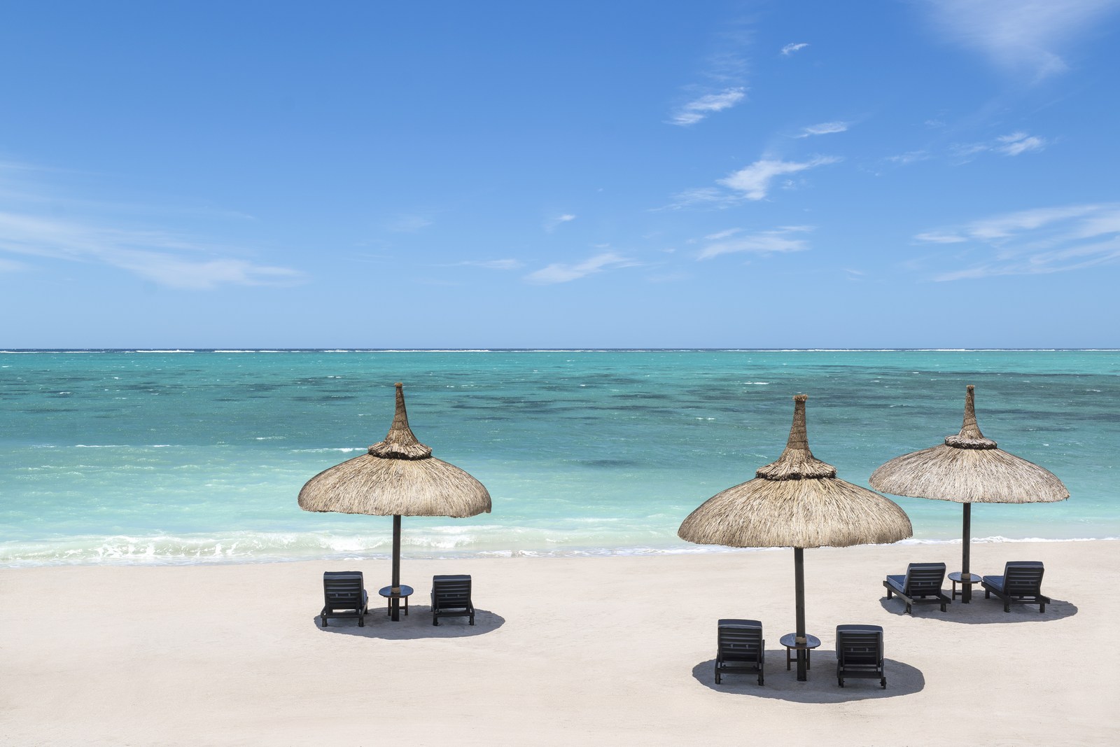 Coral beach at Shangri La Le Touessrok, Mauritius
