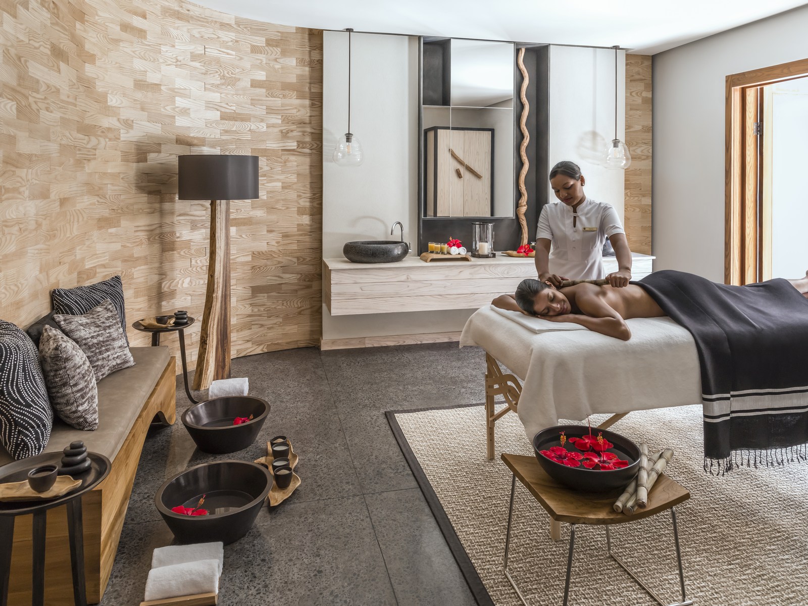 The spa at Shangri La Le Touessrok, Mauritius