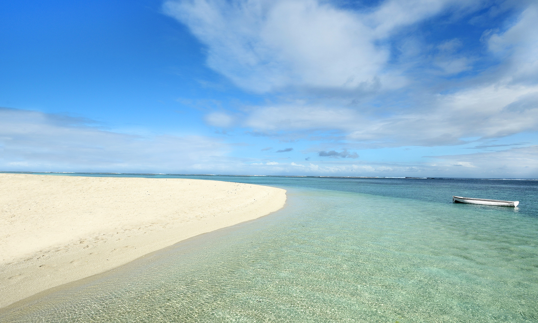 The beach at St Regis Mauritius