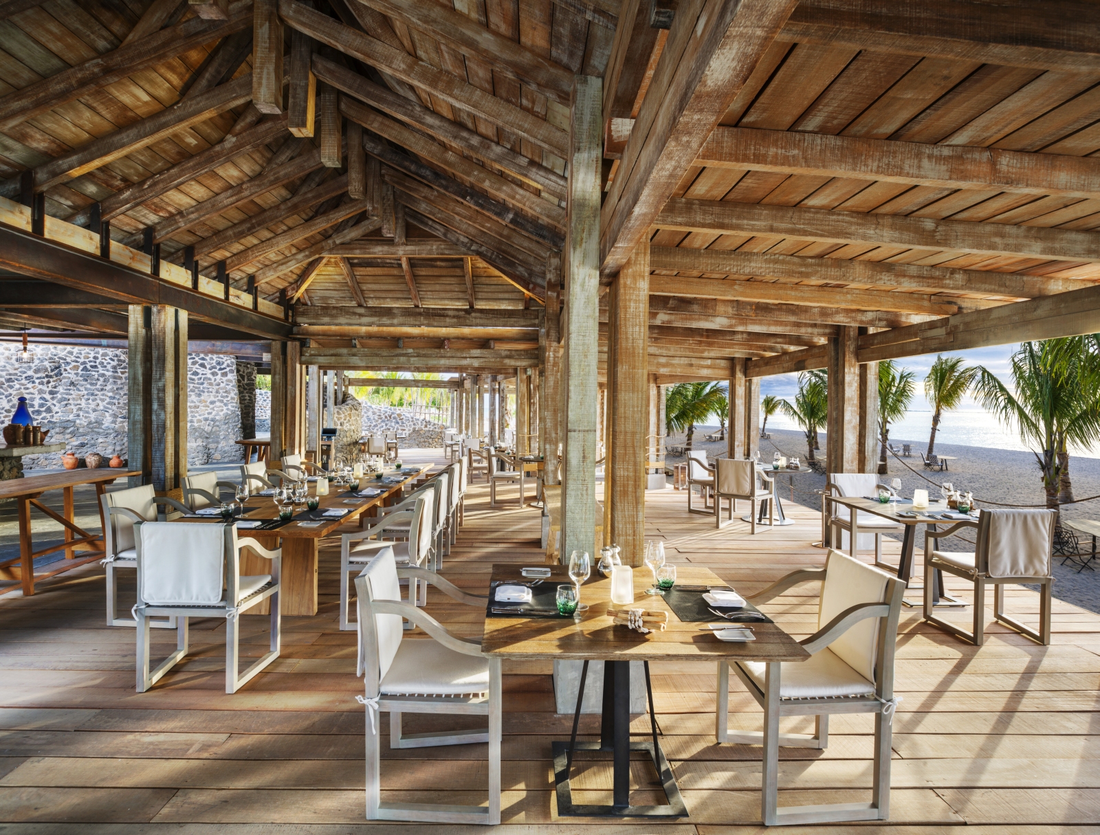 Boat House restaurant at St Regis Mauritius