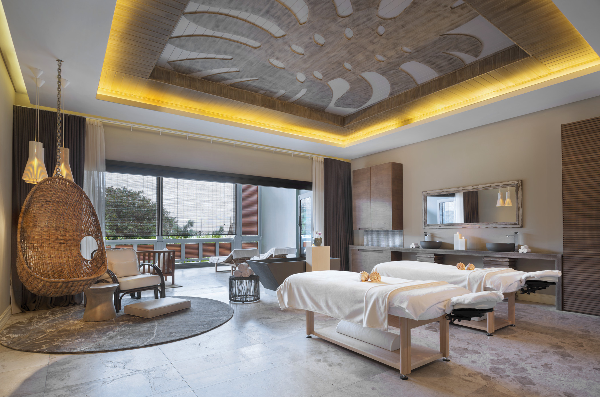 The iridium Spa of St Regis Mauritius