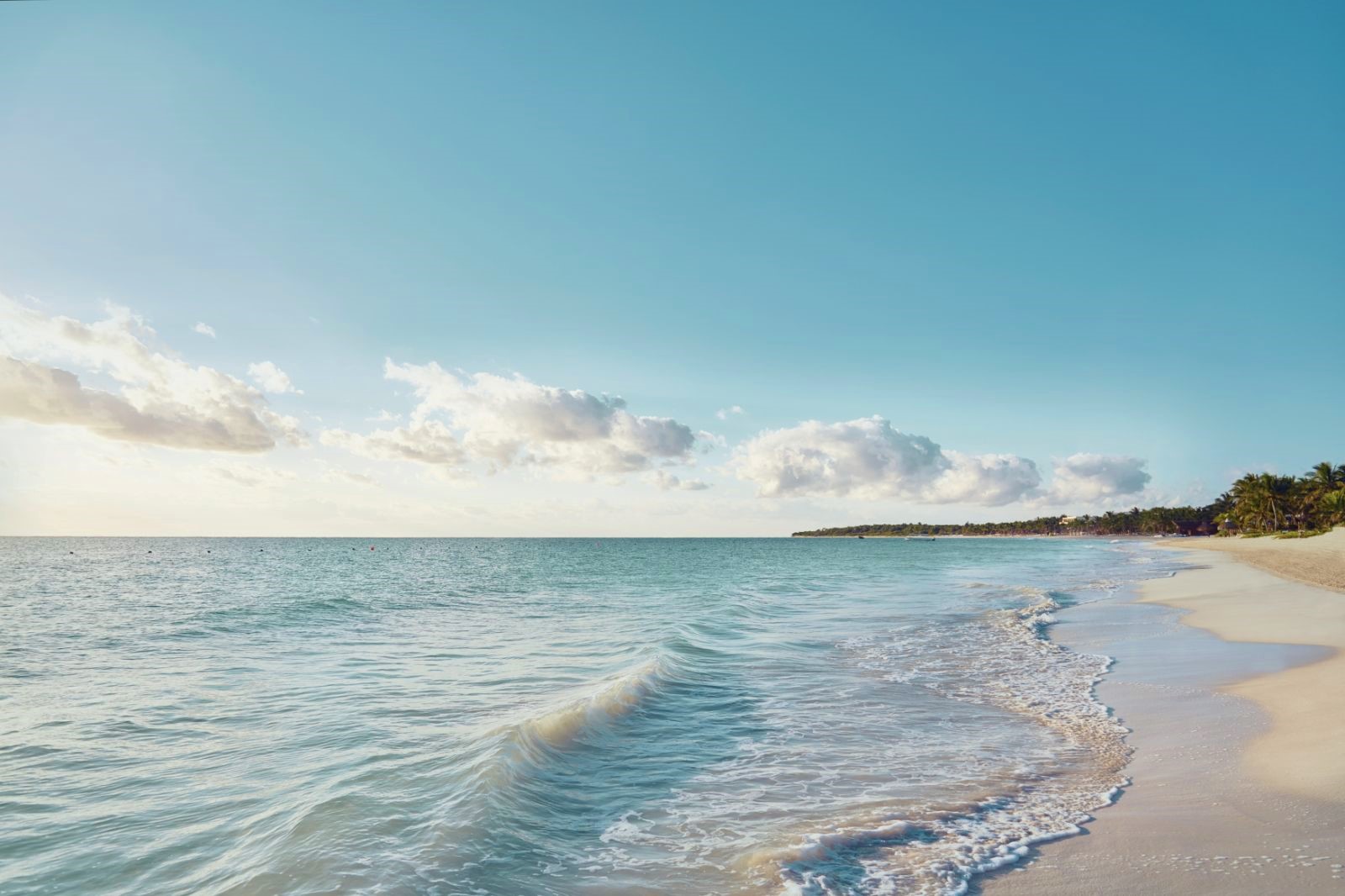 Beachfront at Belmond Maroma resort & Spa on the Riviera Maya in Mexico