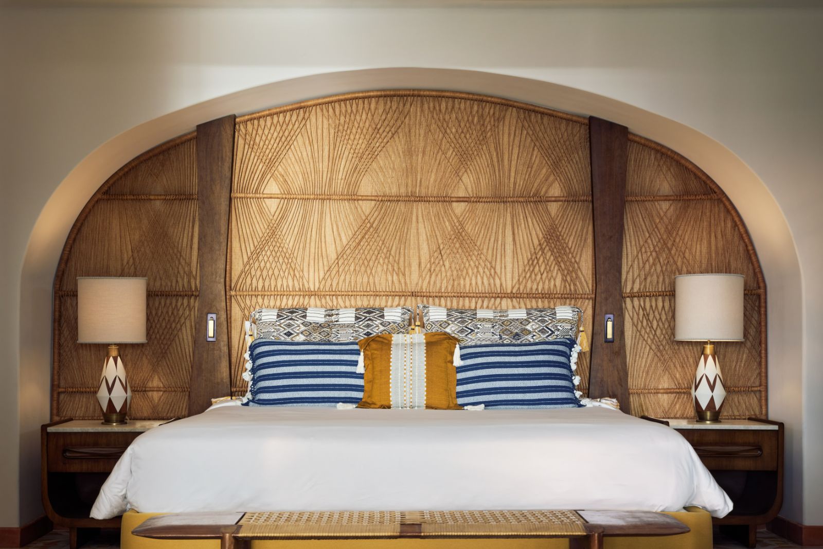 Guest suite bedroom at Belmond Maroma Resort & Spa on the Riviera Maya in Mexico