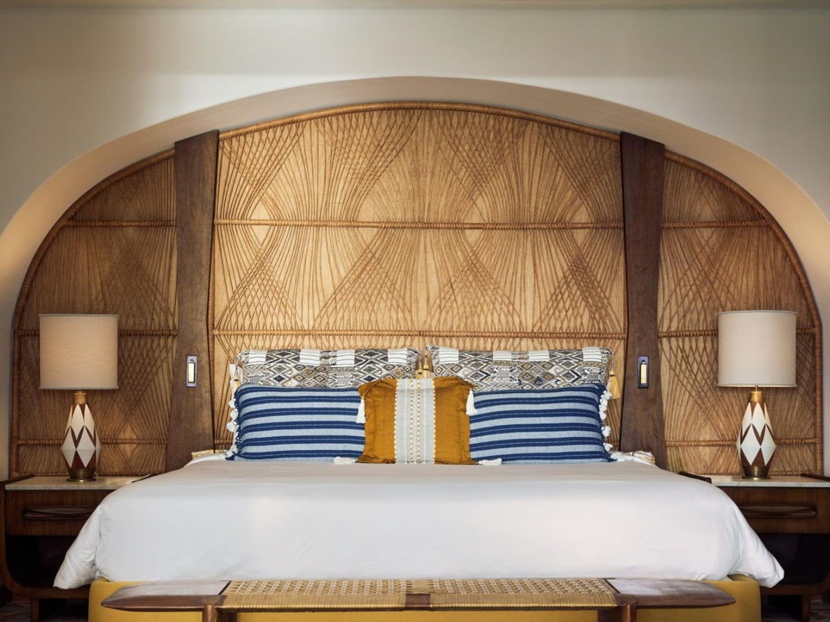 Guest suite bedroom at Belmond Maroma Resort & Spa on the Riviera Maya in Mexico