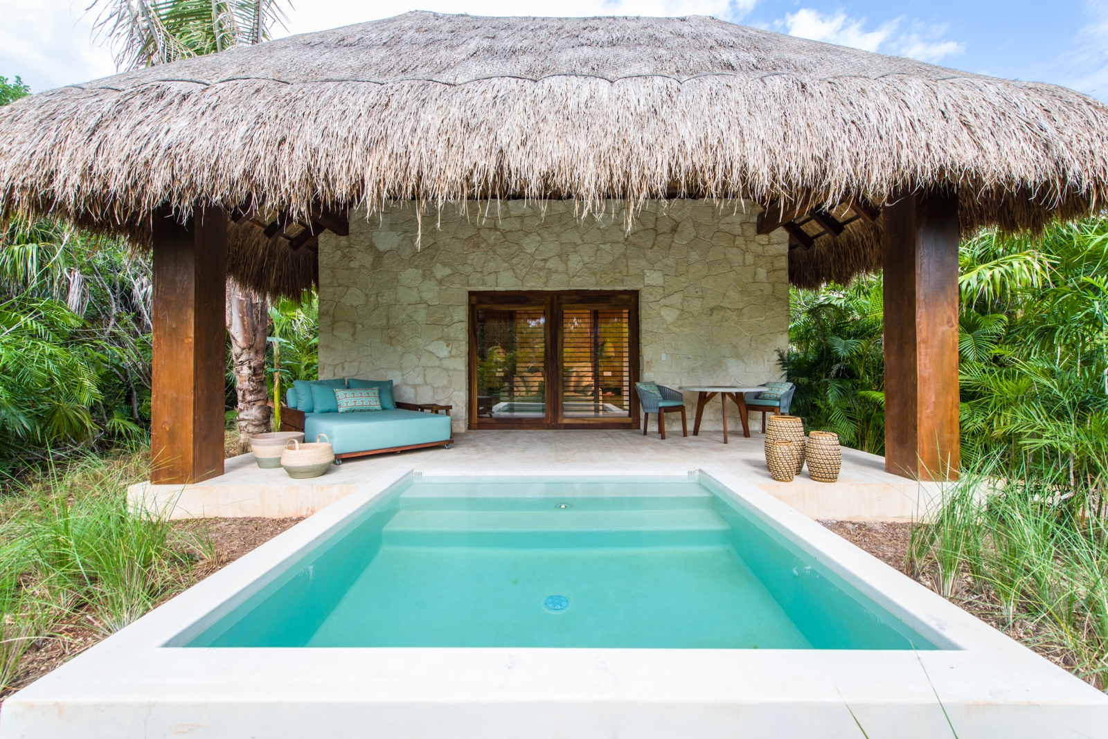 Private pool at Chable Maroma in Mexico