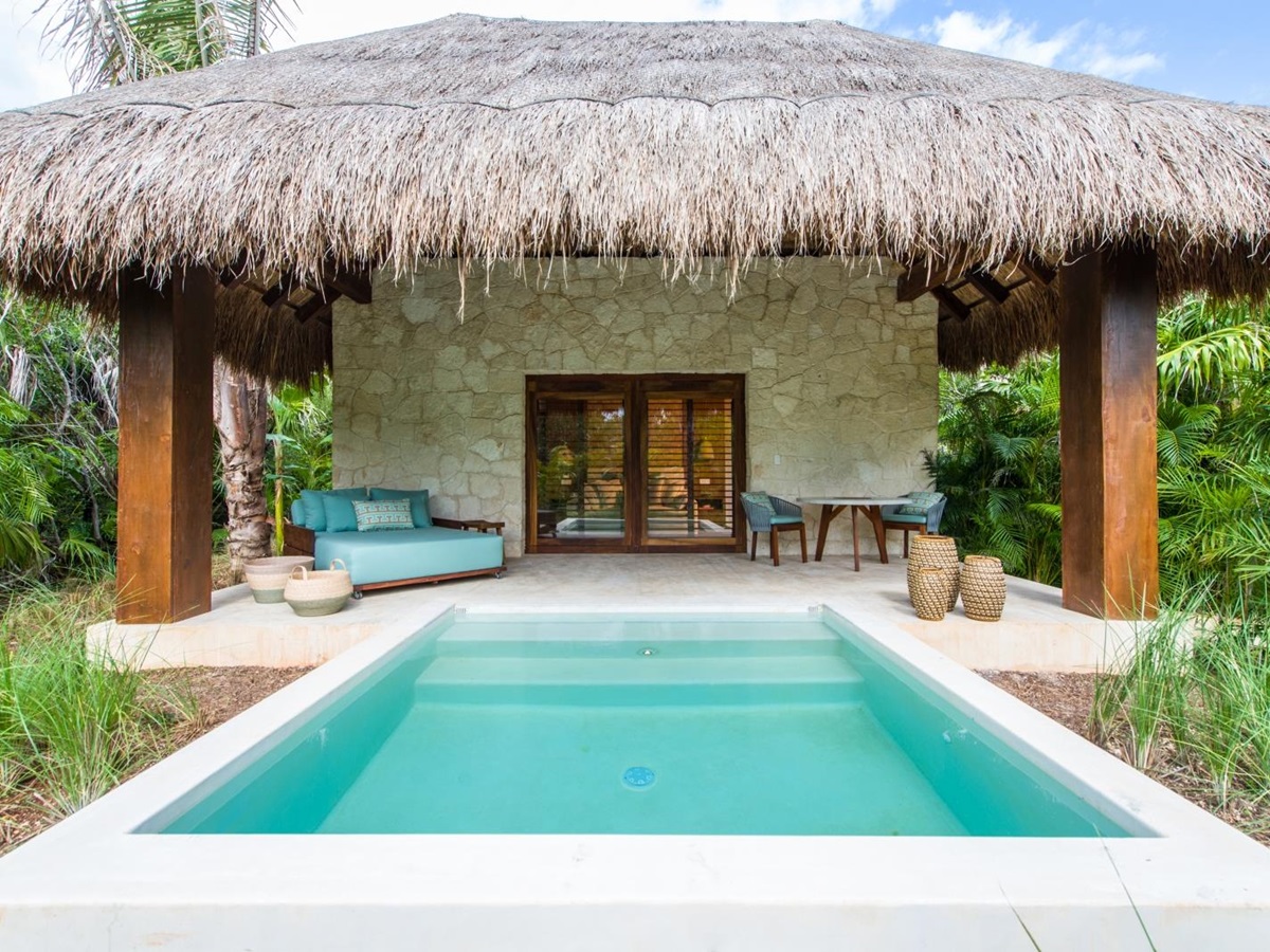 Private pool at Chable Maroma in Mexico
