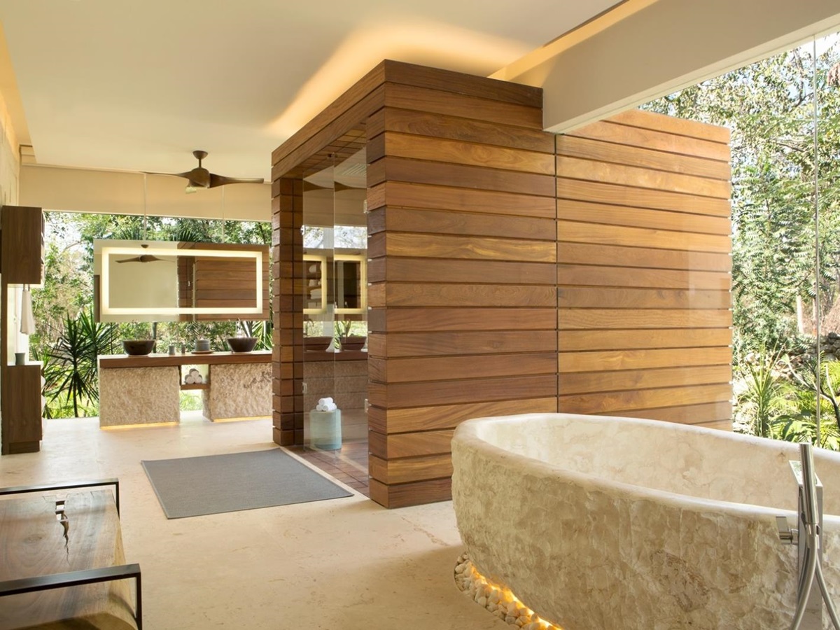 Bathroom at Chable Yucatan in Mexico