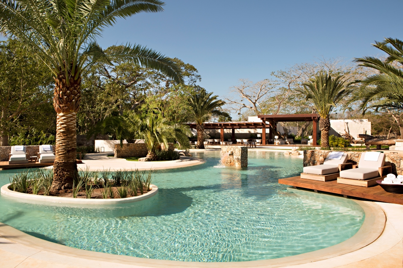 Pool at Chable Yucatan in Mexico