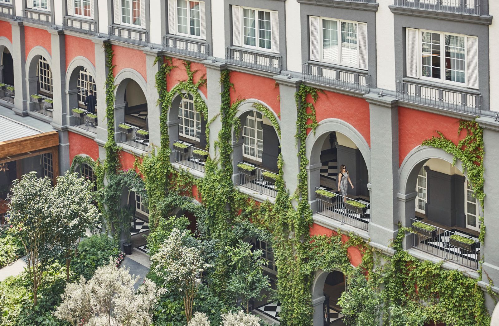 Guest suite balconies at Four Seasons Mexico City