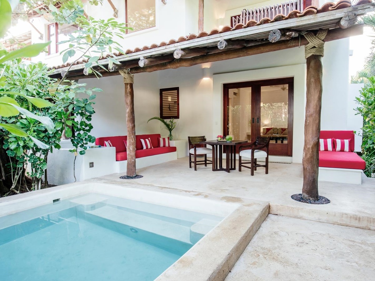 Ocean suite at Hotel Esencia in Mexico